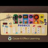 Phonics Montessori busy board for language development age 3 plus