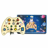 Wooden fidget pad activity board with gift packaging